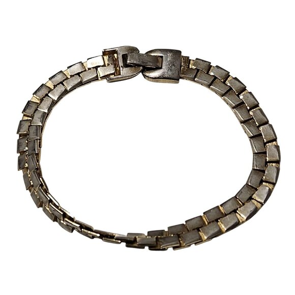 Elegant Vintage Napier Gold Tone Linked Bracelet Classic Fashion Jewelry Women - Picture 1 of 5